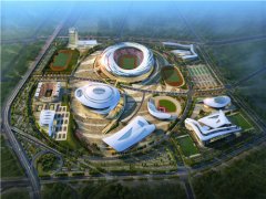 qy千亿球友会显示屏绚亮第十二届全运会场馆